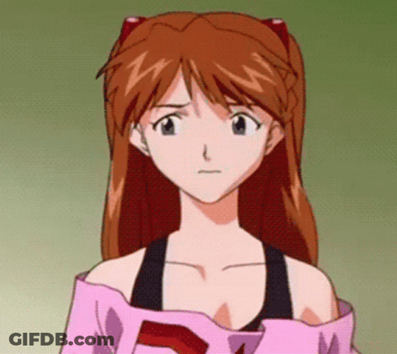 Neon Genesis Evangelion Asuka Langley Soryu Cute GIF