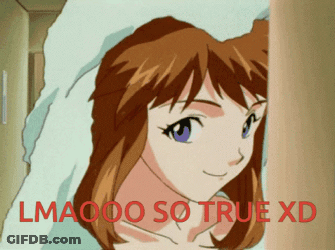 Neon Genesis Evangelions Asuka Lmao GIF