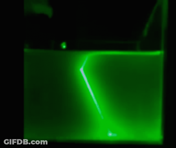 Neon Green Laser Box GIF