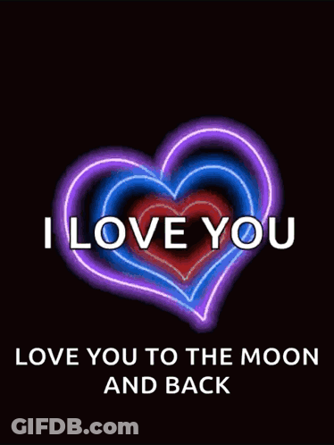 Neon I Love You Sign GIF