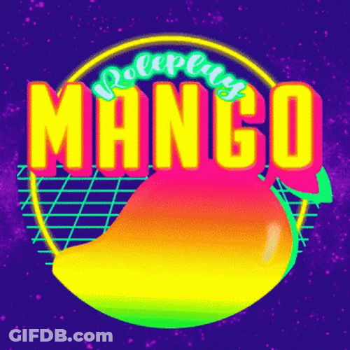 Neon Mango Roleplay Aesthetic Retro Dance GIF