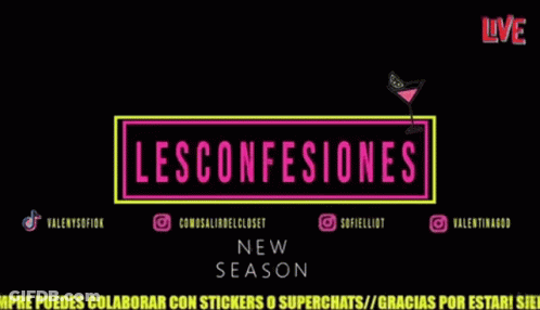 Neon Sign Les Confesiones New Season GIF