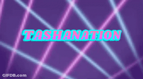 Neon Sign Saying Fashionation In Pink GIF