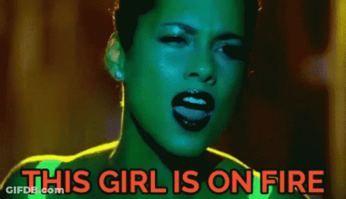 Neon Sign Saying Good Luck Kadee Girl You Got This GIF