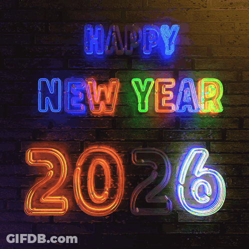 Neon Sign Saying N GIF