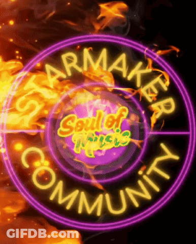 Neon Sign Saying Starmaker Community Soul Of Prisms GIF