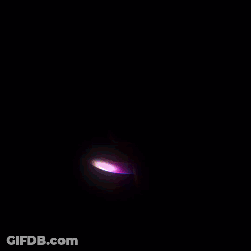 Neon Smiley Face With Letter L GIF