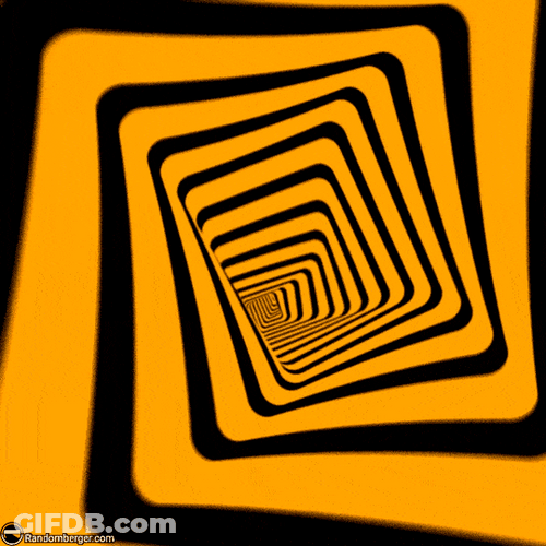 Neon Square Optical Stock Spiral GIF
