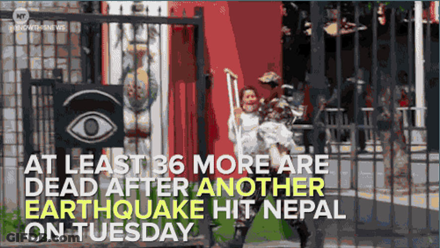 Nepal Army Rescues Woman GIF