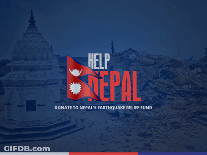 Nepal Earthquake Relief GIF