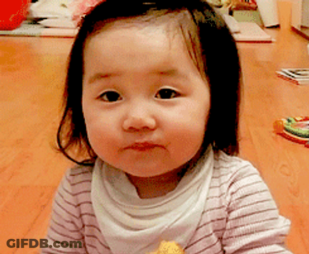 Nepo Baby Busy Eating GIF