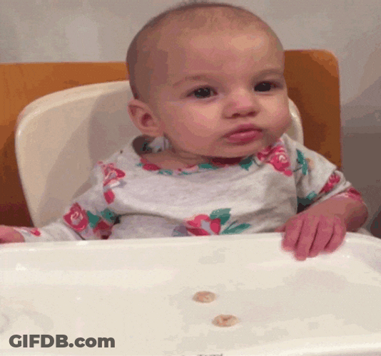Nepo Baby Eating Tantrums GIF