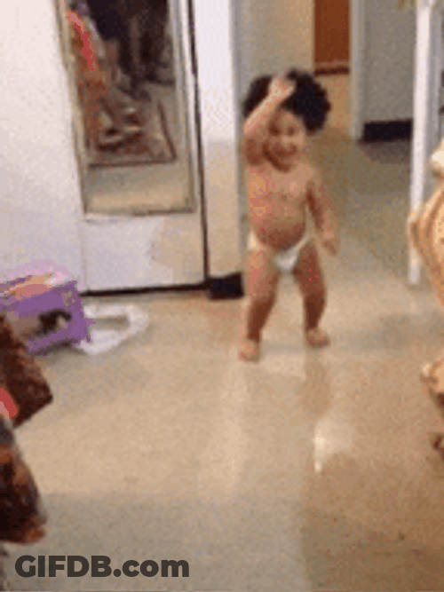 Nepo Baby Hands Up Dance GIF