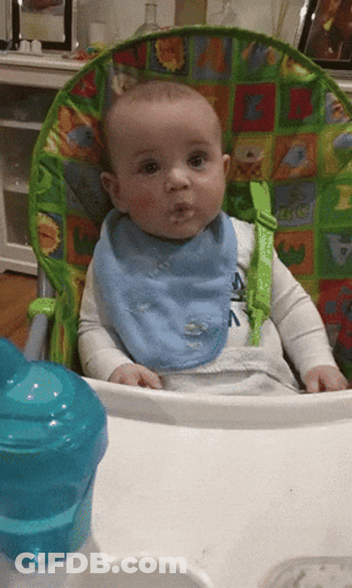 Nepo Baby Messy Eating GIF