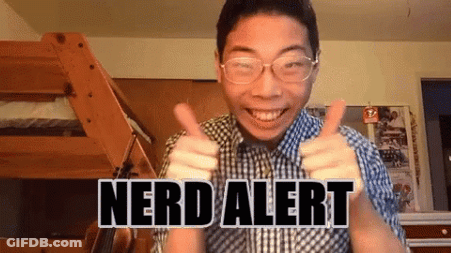 Nerd Alert Asian Boy Two Thumbs Up GIF