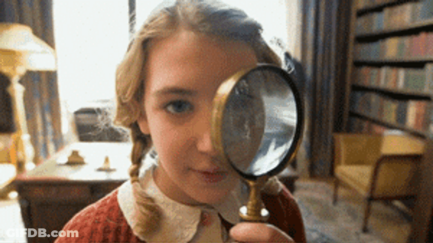 Nerd Alert Cute Kid Spy Glass GIF