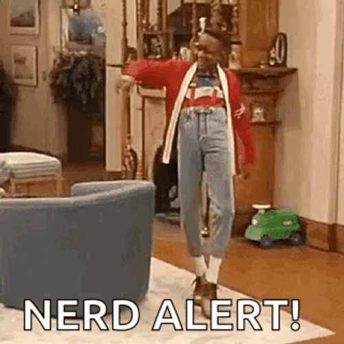 Nerd Alert Funny Walk Steve Urkel Meme GIF