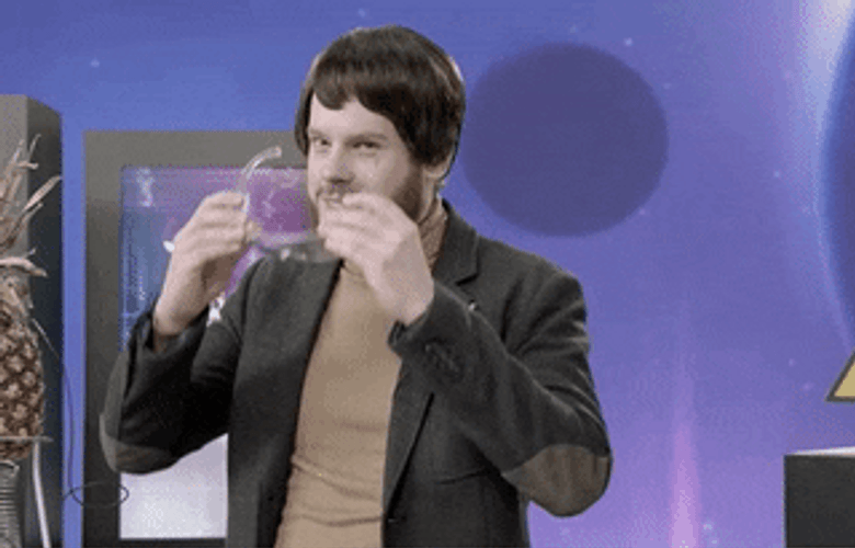 Nerd Alert Youtuber Jonathan Kozcielny Wearing Eyeglasses GIF