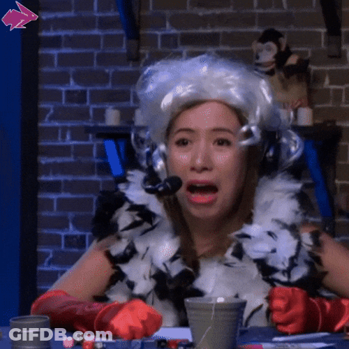 Nerd Asian Youtuber Freaking Out GIF