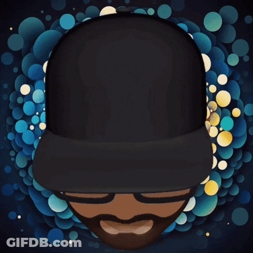 Nerd Bearded Head Emoji GIF