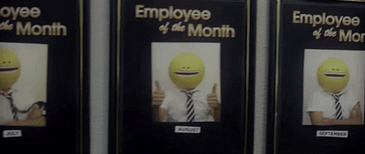 Nerd Emoji Employee Of The Month Meme GIF