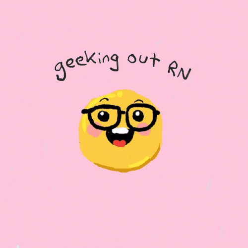Nerd Emoji Geeking Out Graphics Art GIF