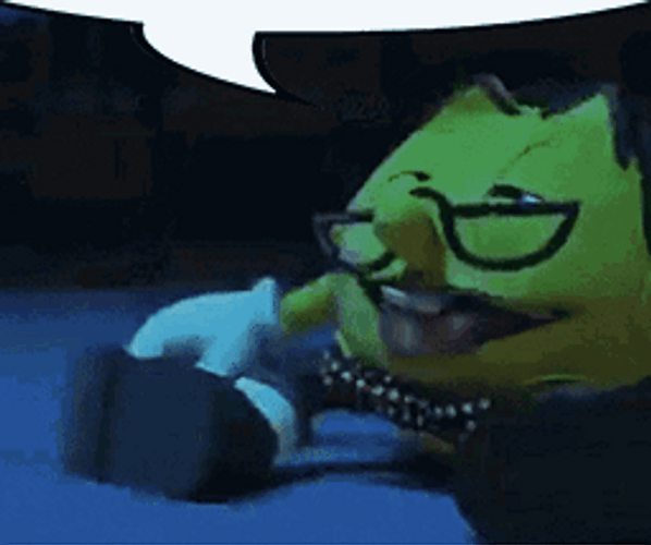 Nerd Emoji Hyped Up Talking Meme GIF