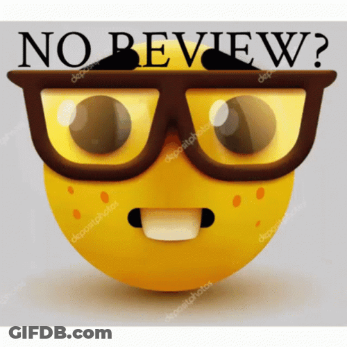 Nerd Emoji No Review GIF
