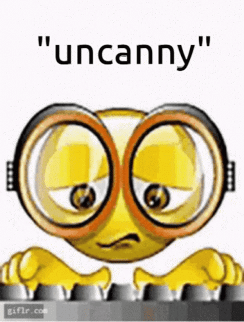 Nerd Emoji Typing Job Uncanny GIF