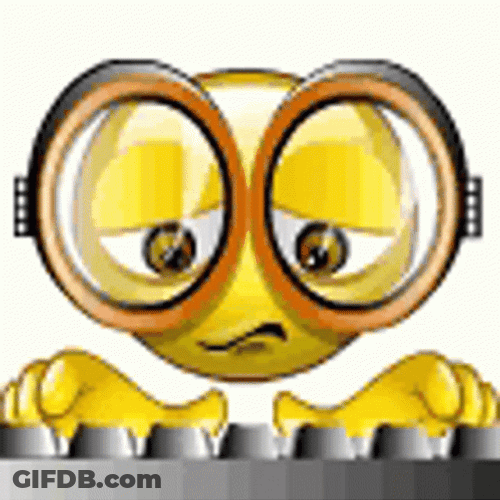 Nerd Emoji Typing On Computer GIF
