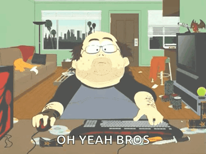 Nerd Gamer No Life Meme GIF