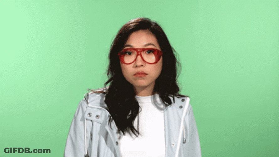 Nerd Girl Mic Drop Meme GIF