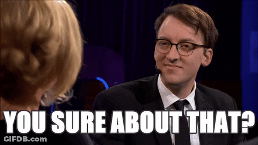 Nerd Guy Are You Sure About That GIF