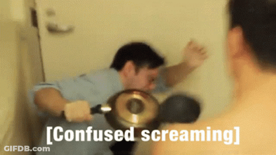 Nerd Guy Confused Screaming GIF