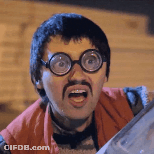 Nerd Guy Peaking Scream GIF