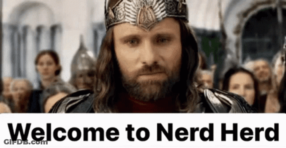 Nerd Herd Aragorn Viggo Mortensen GIF