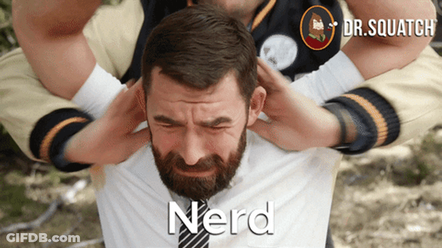 Nerd Man Getting Bullied Dr Squatch GIF