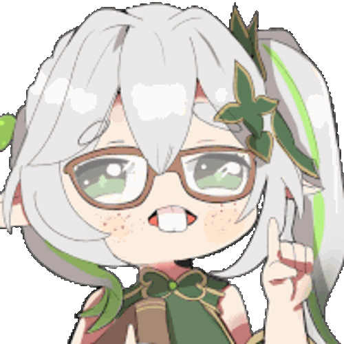 Nerd Nahida Sticker GIF