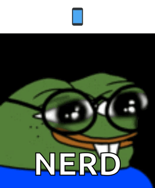 Nerd Pepe The Frog Fixing Eyeglasses Meme GIF