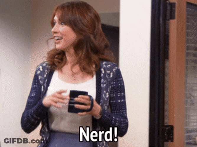 Nerd Point Out Ellie Kemper GIF