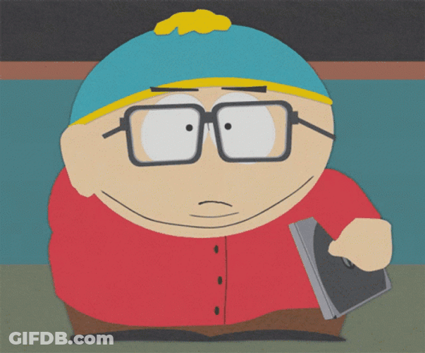 Nerdy Eric Cartman Wearing Eyeglasses GIF