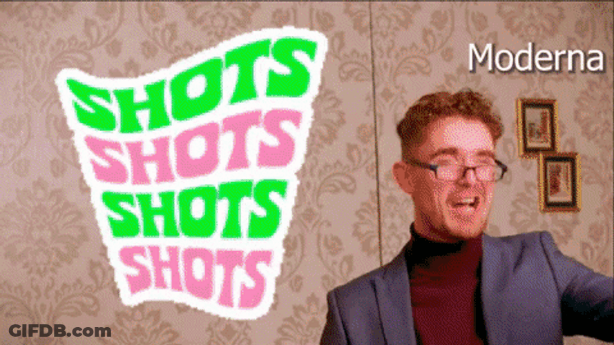 Nerdy Guy Chanting Shots Shots Shots GIF