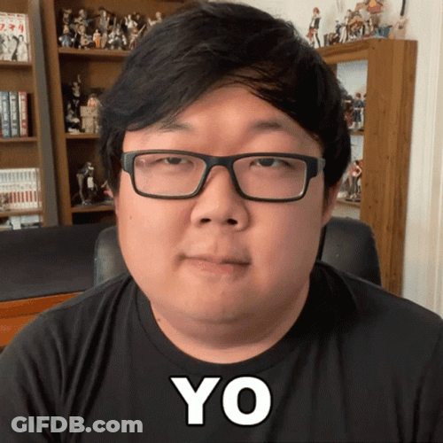 Nerdy Man Saying Yo GIF