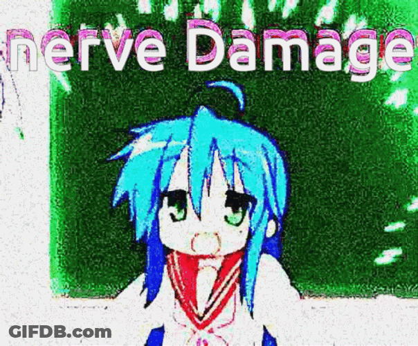 Nerve Emotional Damage Anime Girl GIF