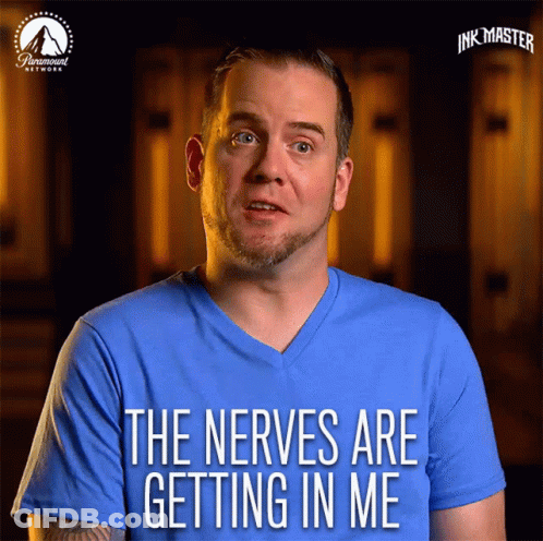 Nerves Getting In Me Nervous GIF