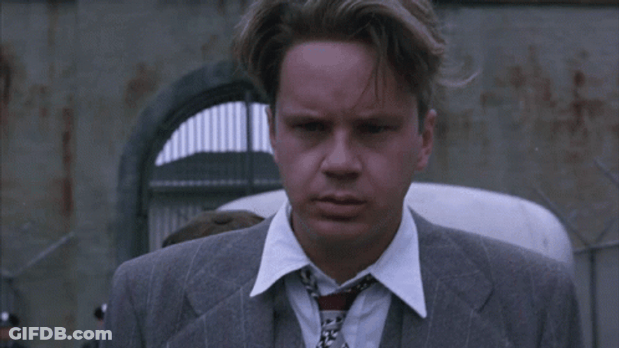 Nervous Andy Dufresne Shawshank Redemption GIF