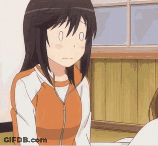 Nervous Anime Girl Terrified GIF