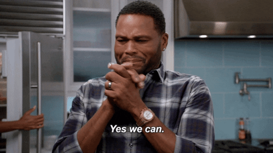 Nervous Anthony Anderson GIF