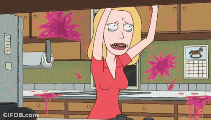 Nervous Beth Mental Breakdown Drinking GIF