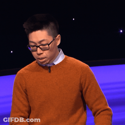 Nervous Breathing Game Show Contender GIF
